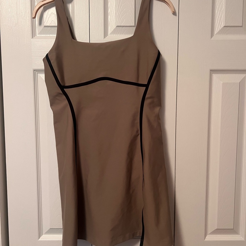 YPB sculptLUX Mini Dress in Oat
